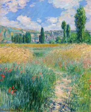 Claude Monet Path on the Island of Saint Martin, Vétheuil (1881)