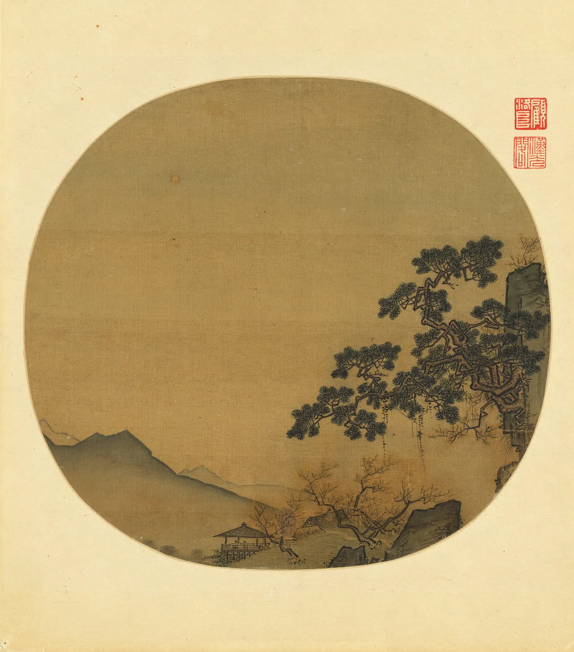 Unknown Artist Early spring landscape (1200s)