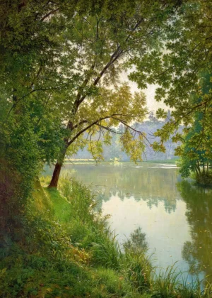 Henry Biva Matin à Villeneuve (1905 06)