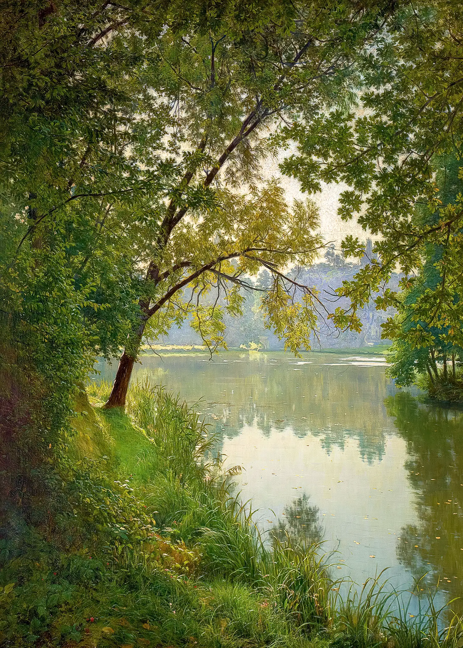 Henry Biva Matin à Villeneuve (1905 06)