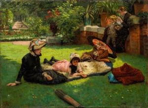 James Tissot In Full Sunlight (En Plein Soleil) (c.1881)