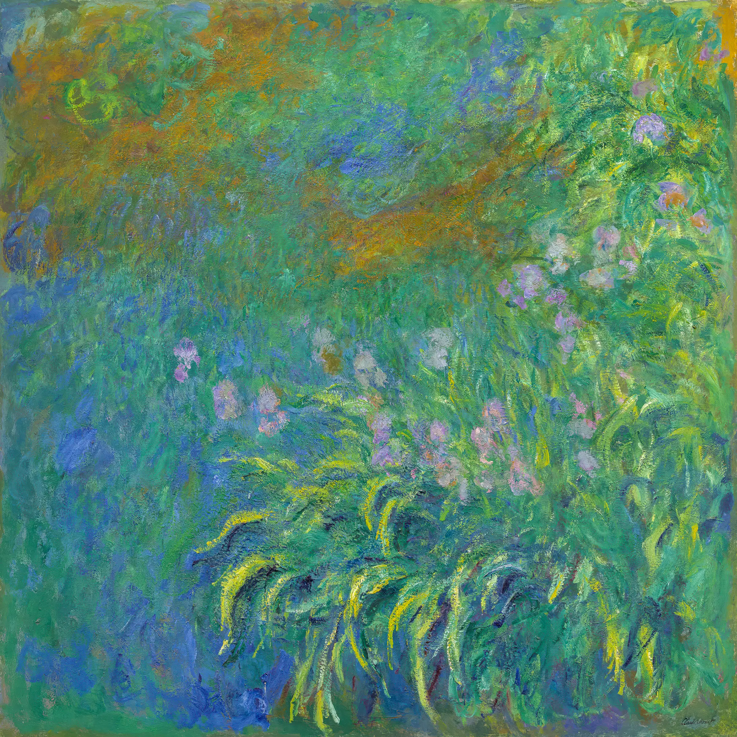 Claude Monet Irises (1914 17)
