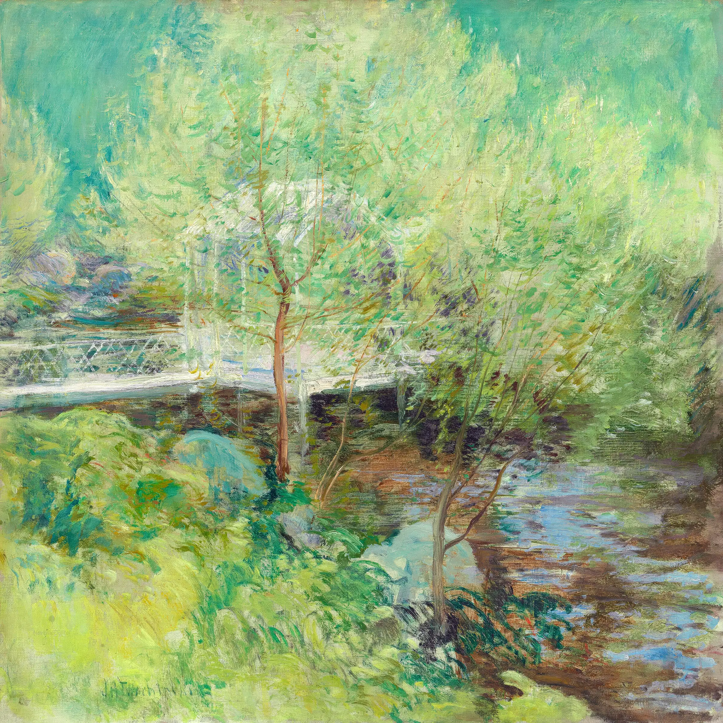 John Henry Twachtman The White Bridge (1895 1902)