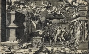 Giorgio Ghisi The Vision of Ezekiel (1554)