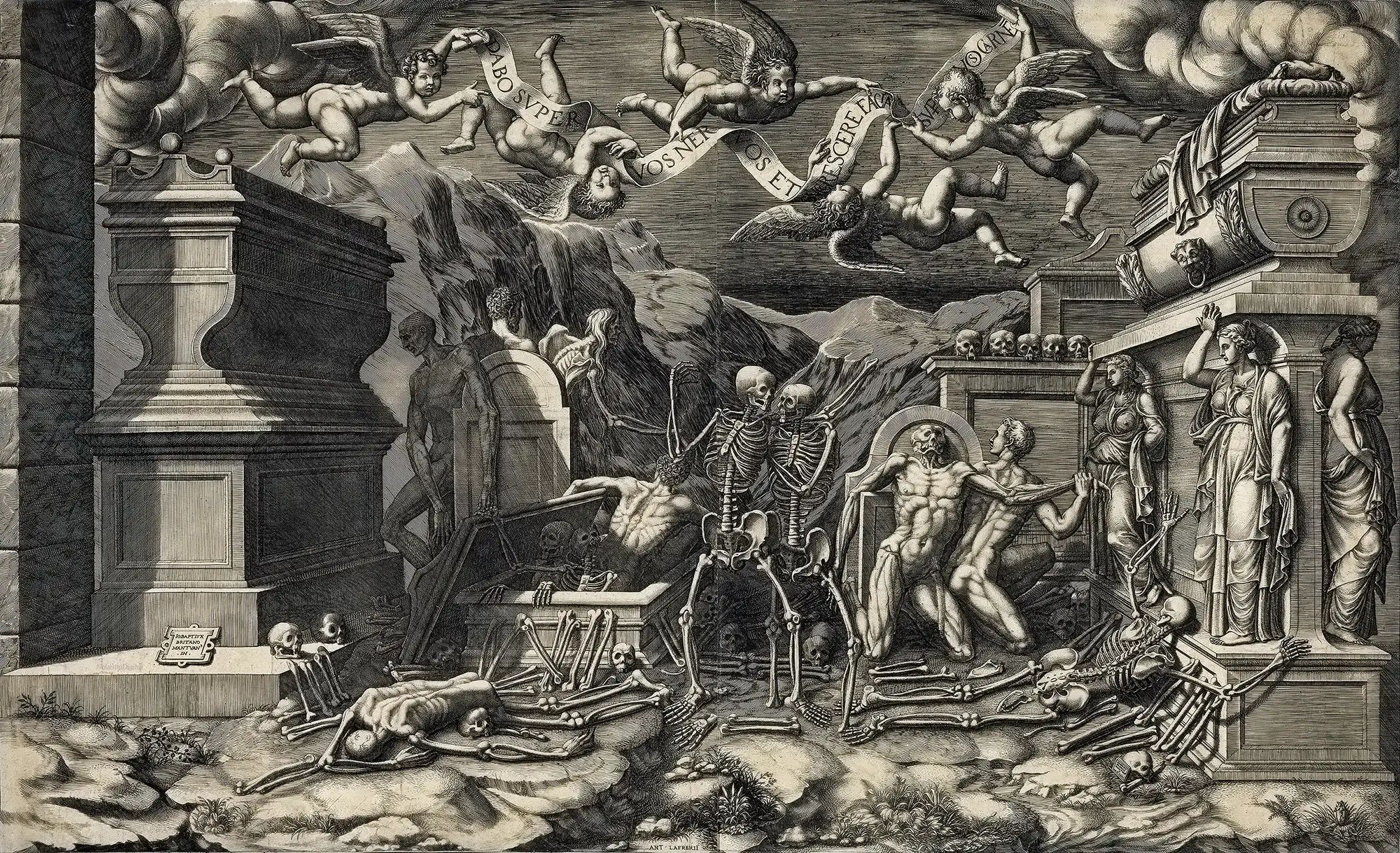 Giorgio Ghisi The Vision of Ezekiel (1554)