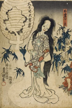 Utagawa Kunisada Oiwa’s Ghost (1860s)